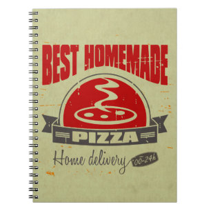 Caderno Espiral Pizza