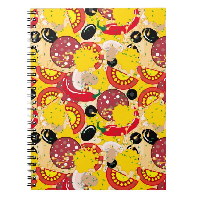 Caderno Espiral Pizza (Frente)