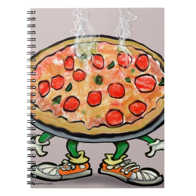 Caderno Espiral Pizza (Frente)
