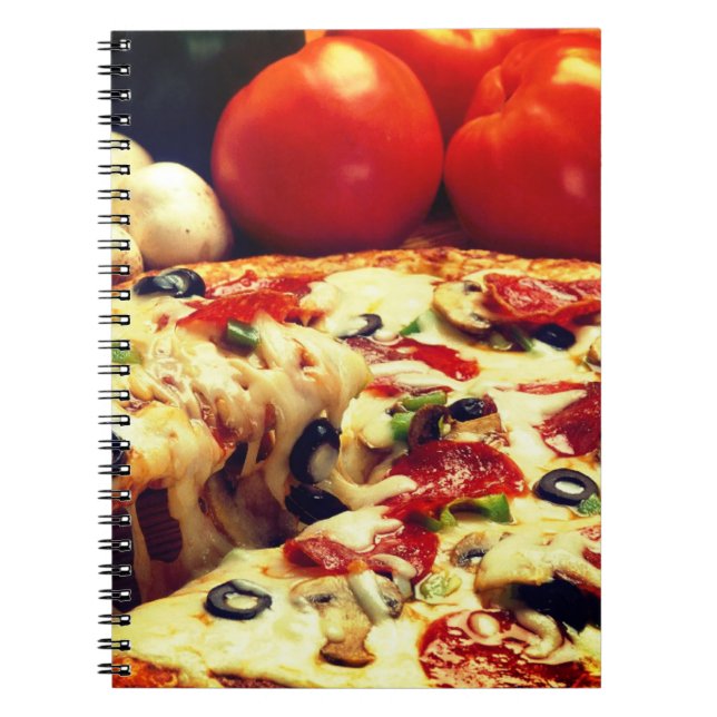 Caderno Espiral Pizza (Frente)