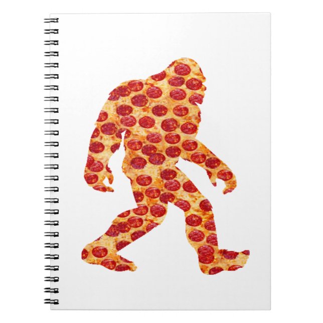 Caderno Espiral Pizza Bigfoot (Frente)