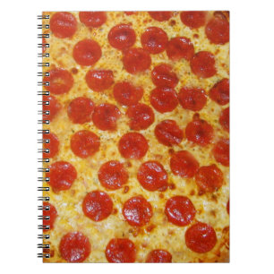Caderno Espiral Pizza de Pepperoni