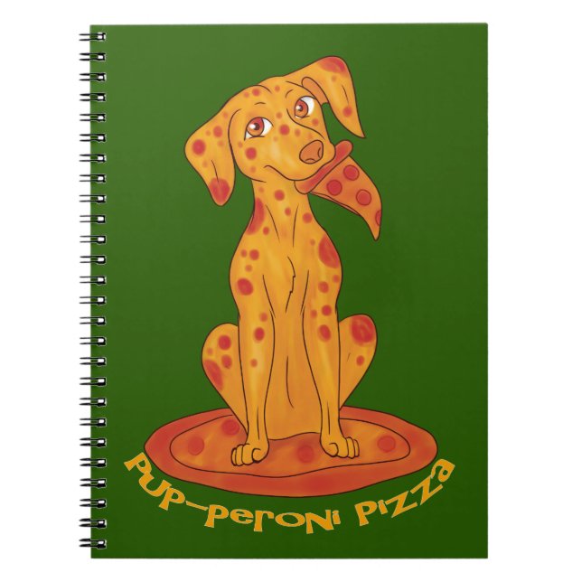 Caderno Espiral Pizza Puppy (Frente)