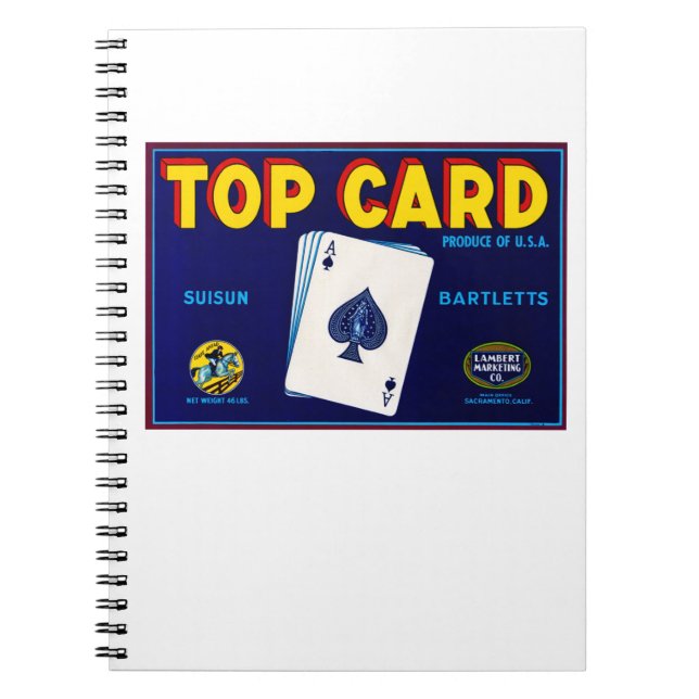 Caderno Espiral Placa superior (Frente)