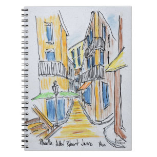 Caderno Espiral Placette Abbe Robert Jarred Velha Nice, França