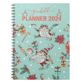 Caderno Espiral Planeador Escandinavo dos Gnomos Cutes
