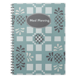 Caderno Espiral Planeamento de Refeições