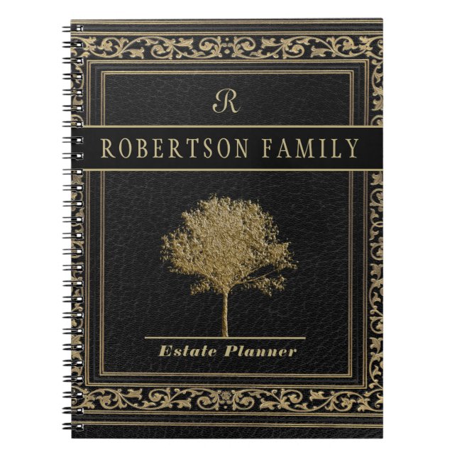 Caderno Espiral Planeamento e documentos de confiança do patrimôni (Frente)