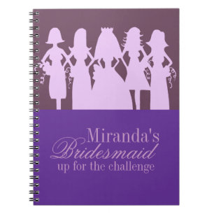 Caderno Espiral Planejador da dama de honra