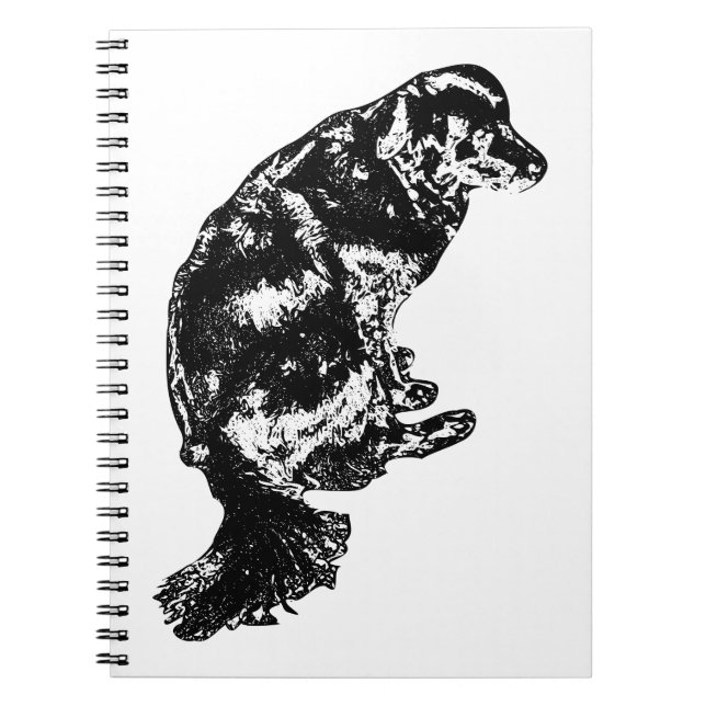 Caderno Espiral Planejador de Café-Nook — Retriever (Frente)