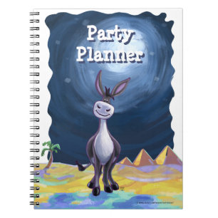 Caderno Espiral Planejador de Partido Donkey Bonito
