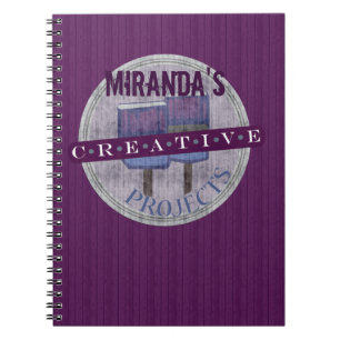 Caderno Espiral Planejador de projeto criativo