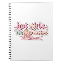 Caderno Espiral Planejador de Treino Feminino Rosa, Presente para