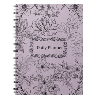 Caderno Espiral Planejador Diário para Mulheres