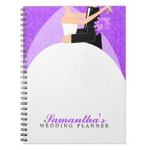 Caderno Espiral Planejador feito sob encomenda do casamento dos