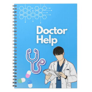 Caderno Espiral Planejador Médico   Bloco de notas diário