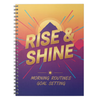 Caderno Espiral Planejador Rise & Shine