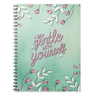 Caderno Espiral Planejador Seja Gentil Consigo Mesmo
