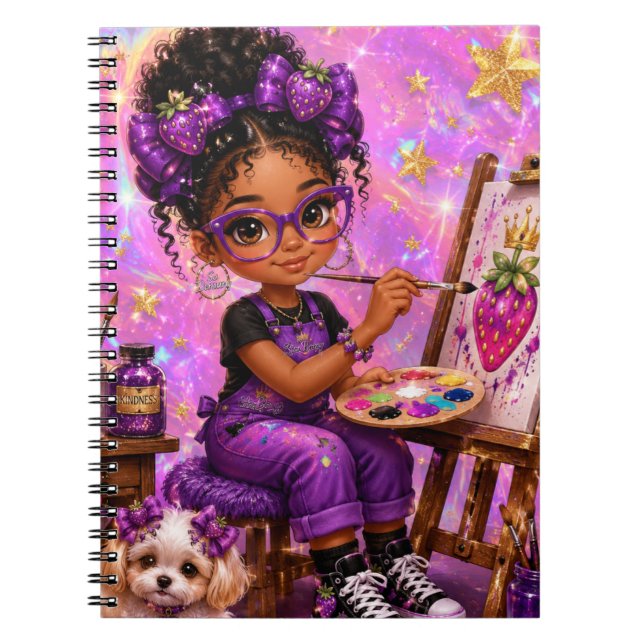 Caderno Espiral Planejador StarBerry™ Creative Sparkle™ (Frente)