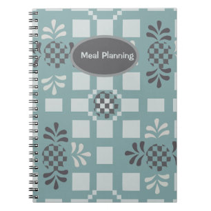 Caderno Espiral Planejamento de Refeições