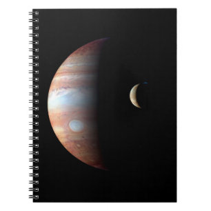 Caderno Espiral Planeta 5 Júpiter com sistema solar Cassini