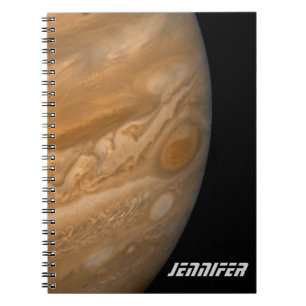 Caderno Espiral Planeta Júpiter e a Mancha Vermelha Excelente