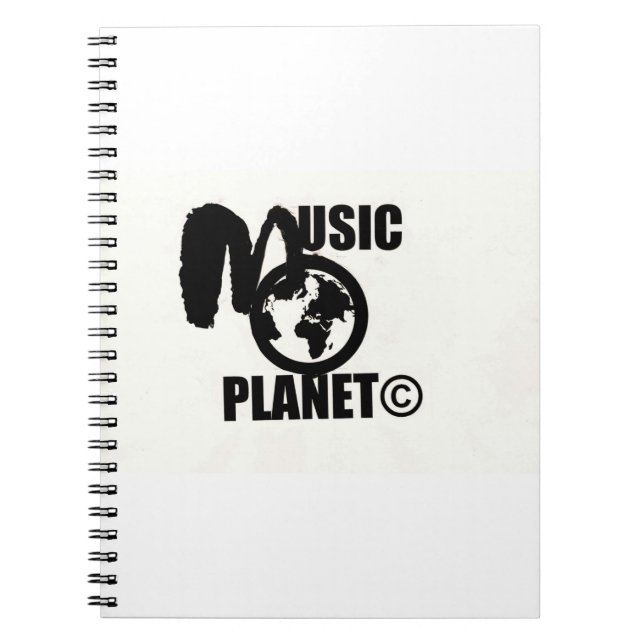 CADERNO ESPIRAL PLANETA MUSICAL (Frente)