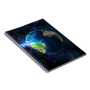 Caderno Espiral Planeta Notebook Terra