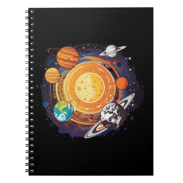 Caderno Espiral Planetas (Frente)