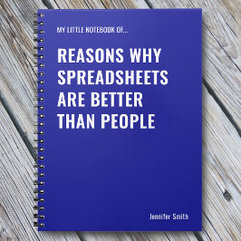 Caderno Espiral Planilhas São Contabilistas Mais Engraçados