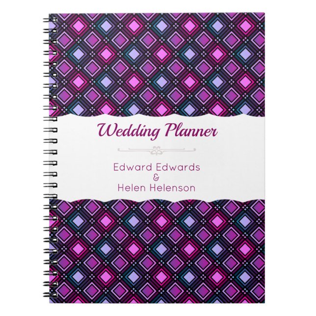 Caderno Espiral Planner de Casamento (Frente)