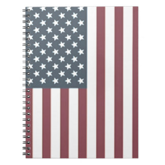 Caderno Espiral Planner de Diário de Sinalizador Americano para No