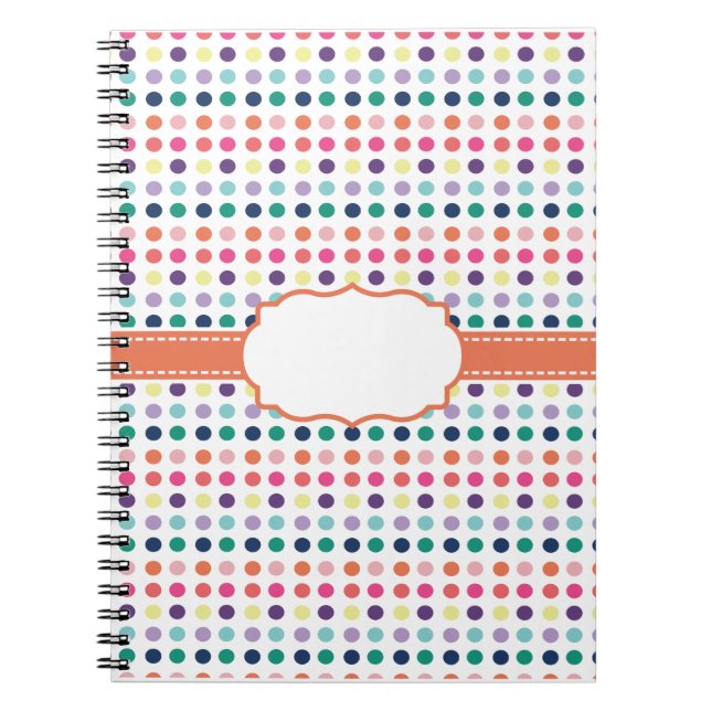 Caderno Espiral Planner do Bloco de Anotações Personalizável de Et (Frente)