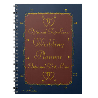 Caderno Espiral Planner Personalizado da Coleção de Casamentos 177