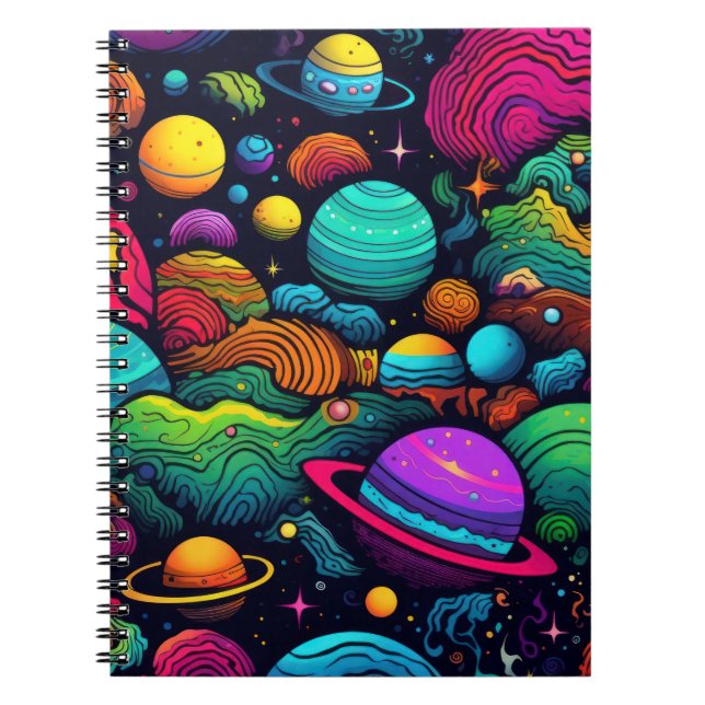 Caderno Espiral Plano de fundo (Frente)