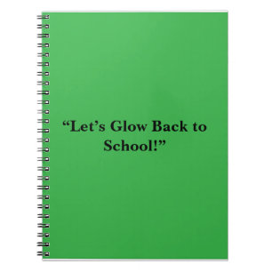 Caderno Espiral Plano de Fundo Neon Verde – Textura Escolar