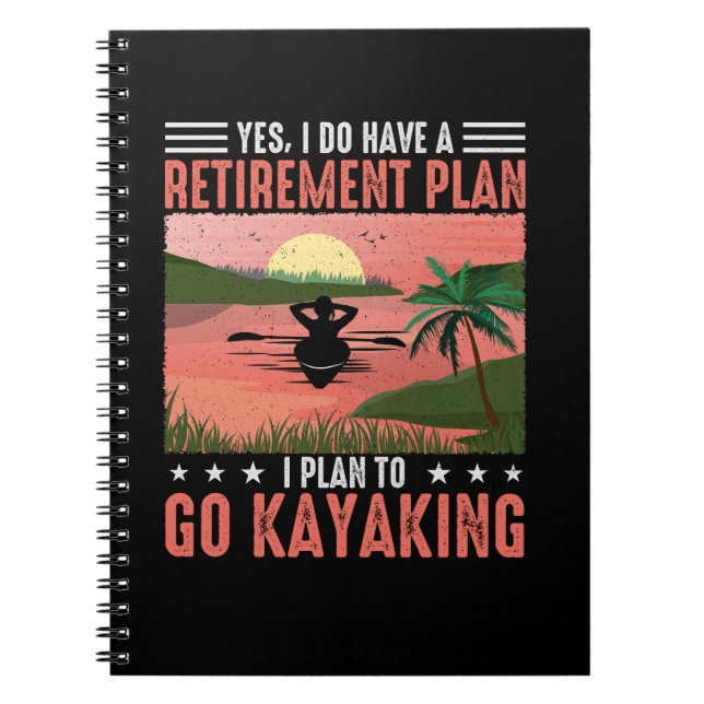 Caderno Espiral Plano Kayaking de Reforma (Frente)