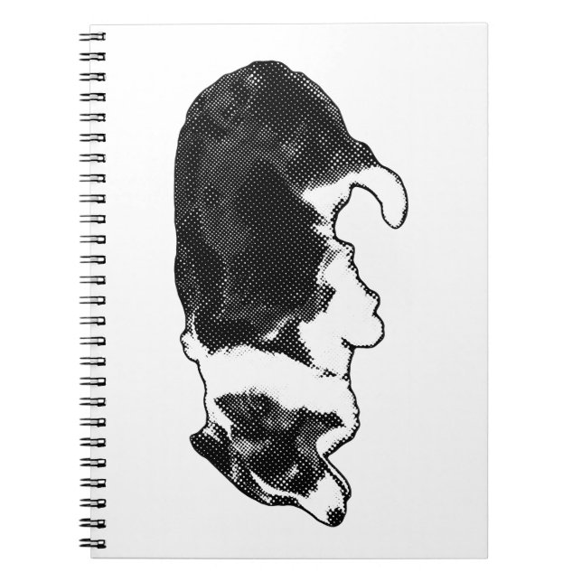 Caderno Espiral Planos com foco pontilhado (Frente)