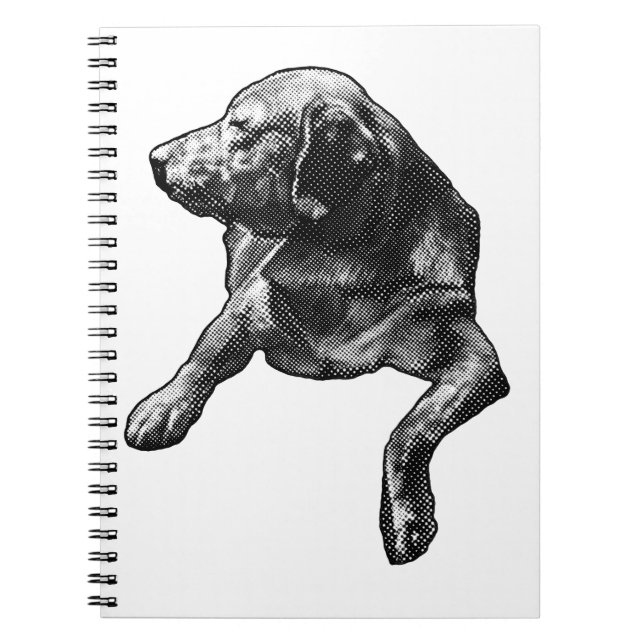 Caderno Espiral Planos com um laboratório de ponto (Frente)