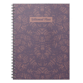 Caderno Espiral Planos de aposentadoria: notebook