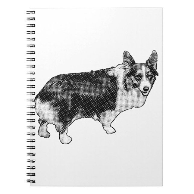 Caderno Espiral Planos de Corgi List-Star (Frente)