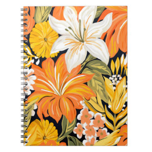Caderno Espiral Planos de fundo de outono