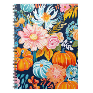 Caderno Espiral Planos de fundo de outono