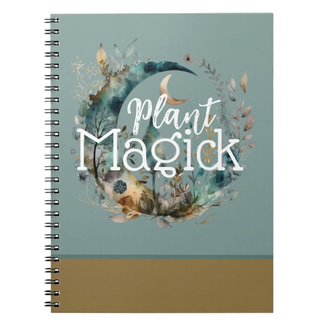 Caderno Espiral Plant Magick (Frente)