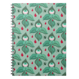 Caderno Espiral planta assustadora