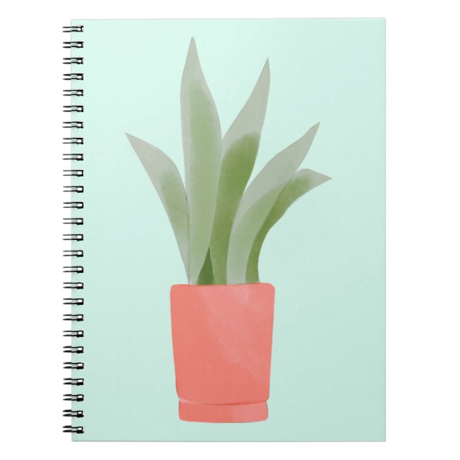 Caderno Espiral Planta de cobra - Sangue onde você está plantado (Frente)