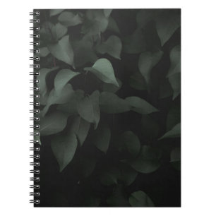 CADERNO ESPIRAL PLANTA DE FOLHA VERDE