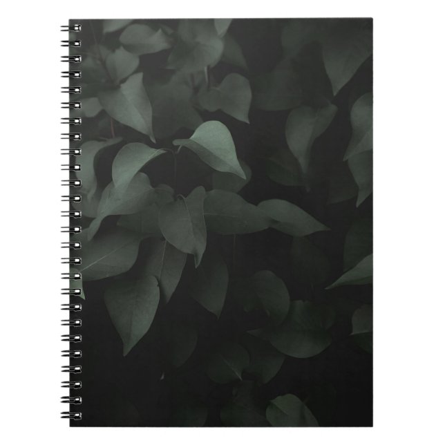 CADERNO ESPIRAL PLANTA DE FOLHA VERDE (Frente)
