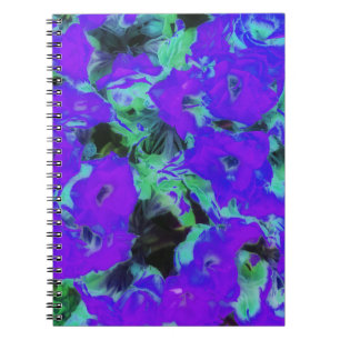 Caderno Espiral Planta de Kalanchoe Roxo brilhante