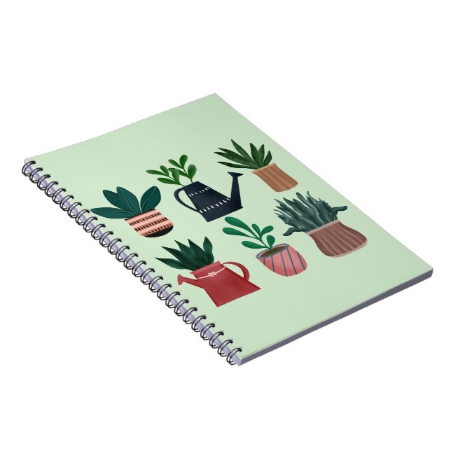 Caderno Espiral Planta Feliz (Lado Direito)